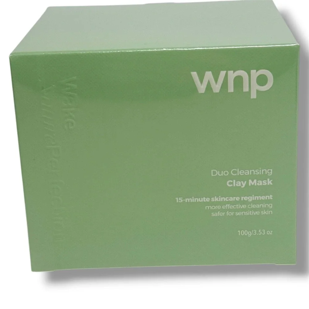 WNP Duo Cleansing Clay Mask T-Zone U-Zone Deep Pore Cleanser Sensitive Skin 100g
