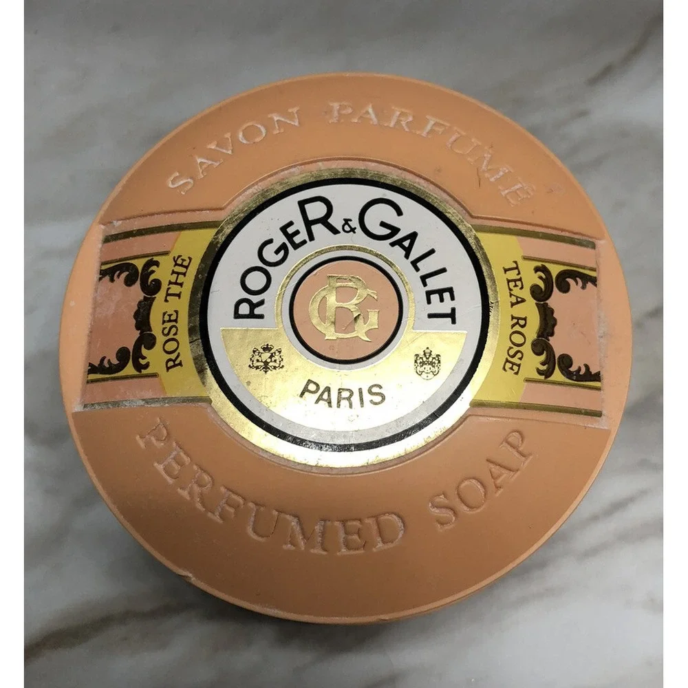 Roger & Gallet Vintage‎ Tea Rose Bar Soap In case Rare