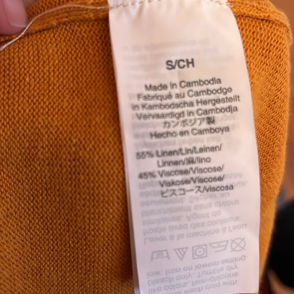 J. Crew crew mustard