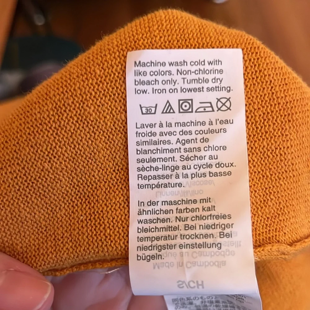 J. Crew crew mustard