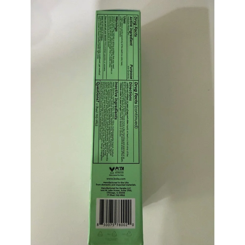 Boka sensitive toothpaste