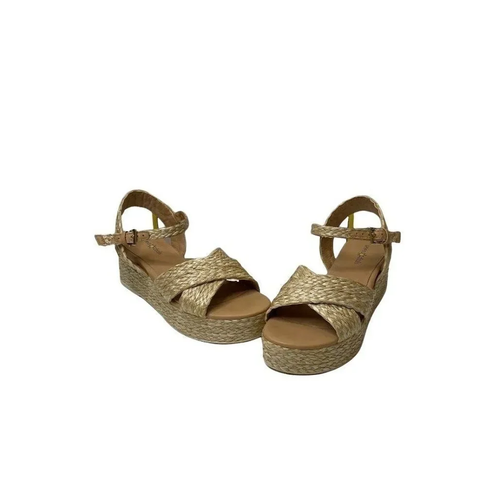 Seven Dials Virginia Espadrille Wedge Sandals Shoes 9.5‎ Women's Adjustable NEW