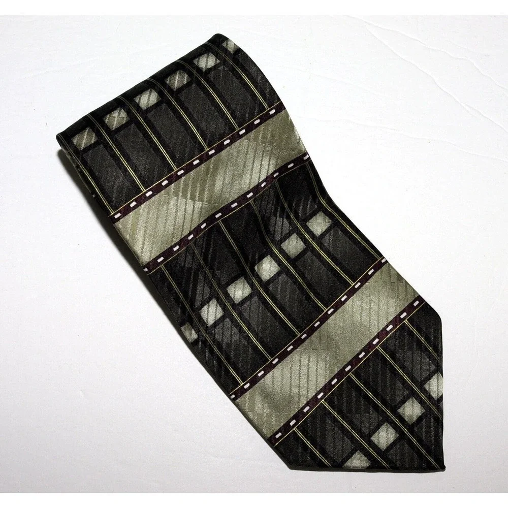 Fenzia Men's Geometric Neck Tie‎