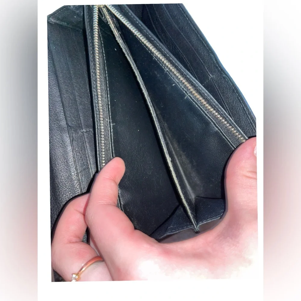 Bally black leather