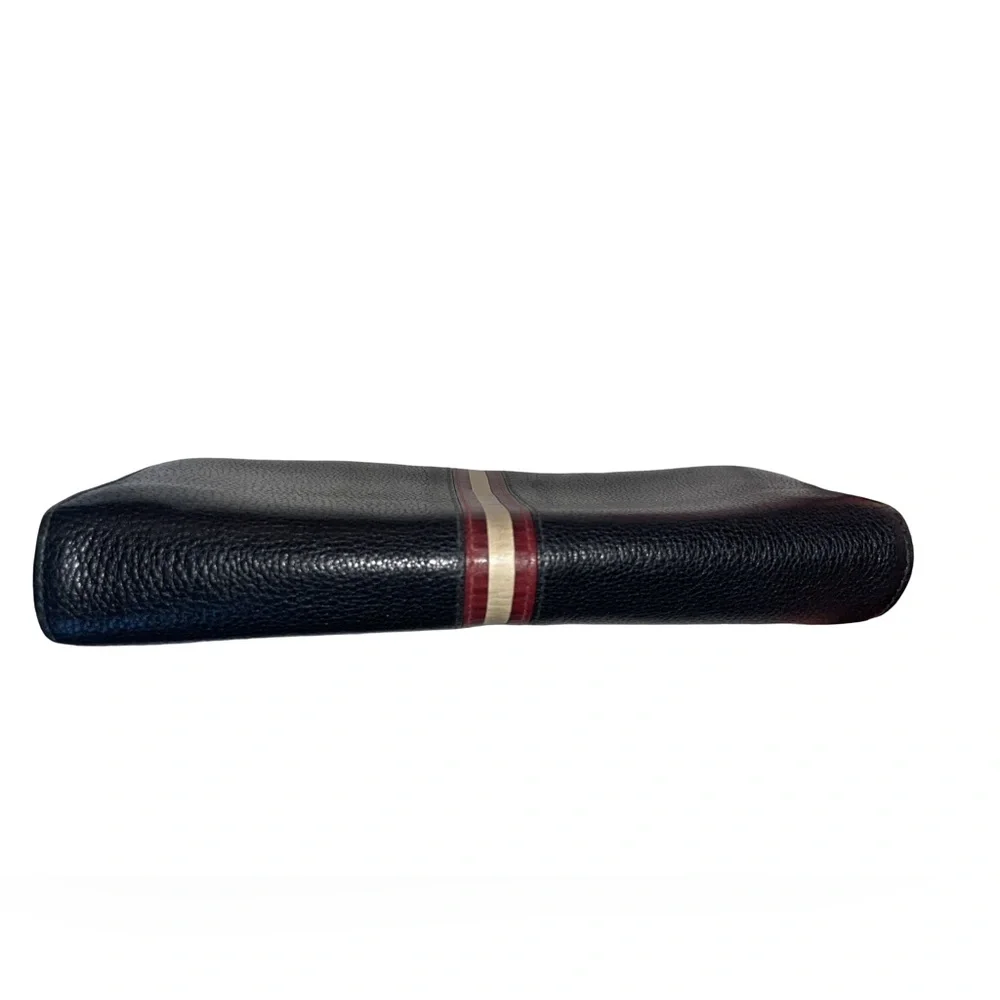 Bally black leather