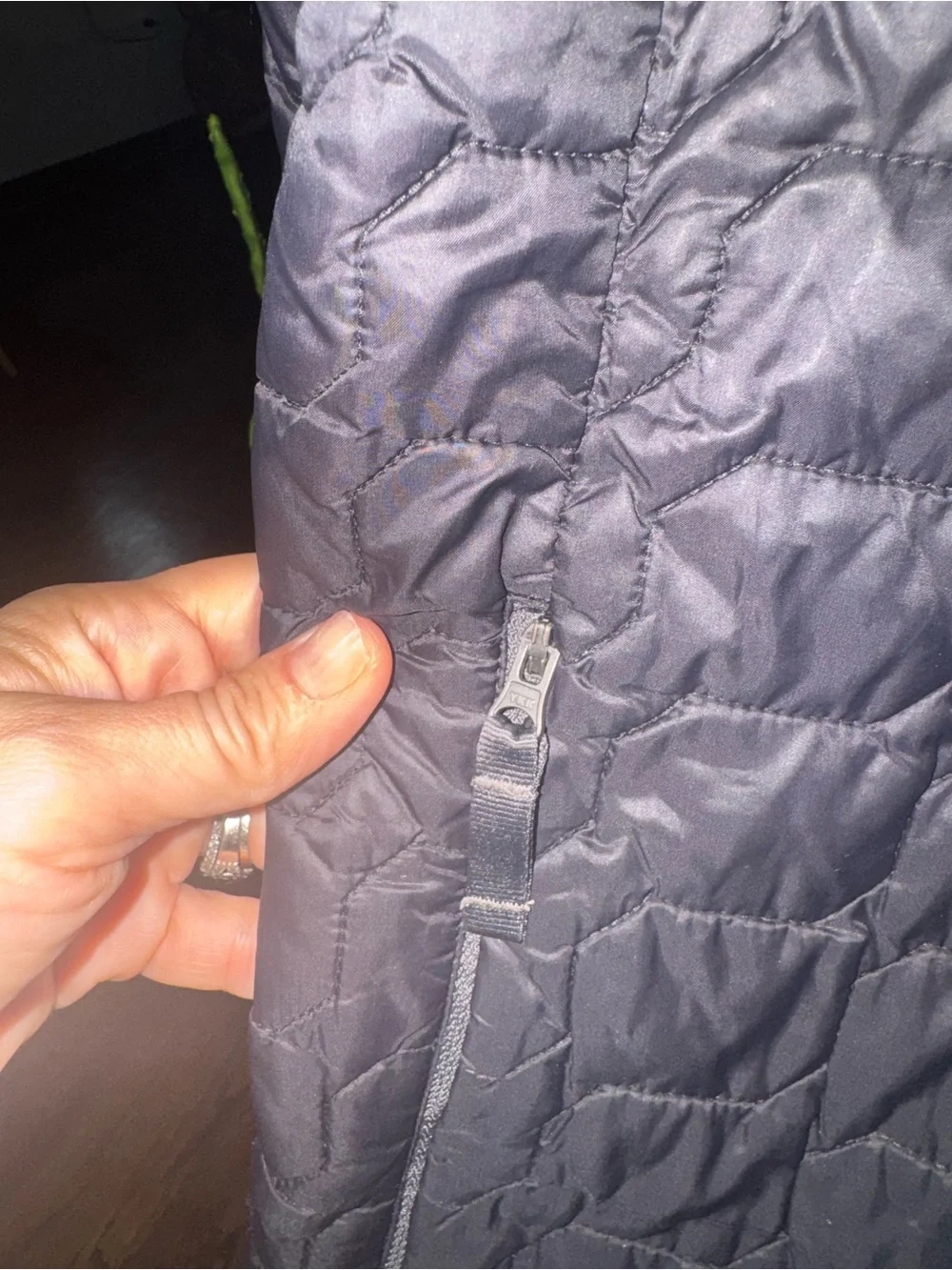 The North Face insulated quilted