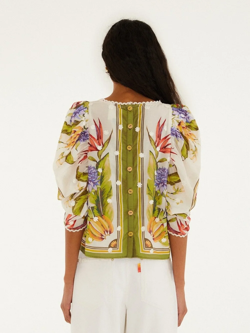 FARM Rio ivory top