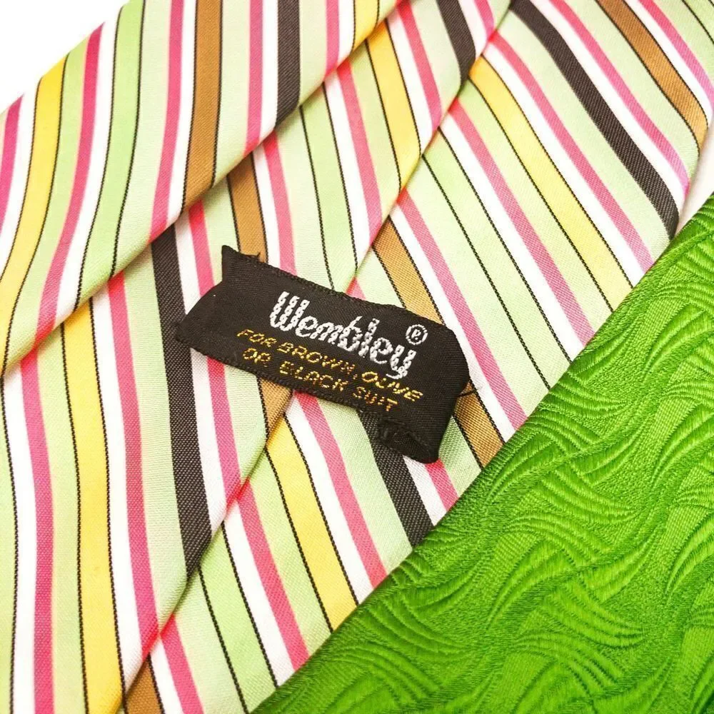 Vintage pink green