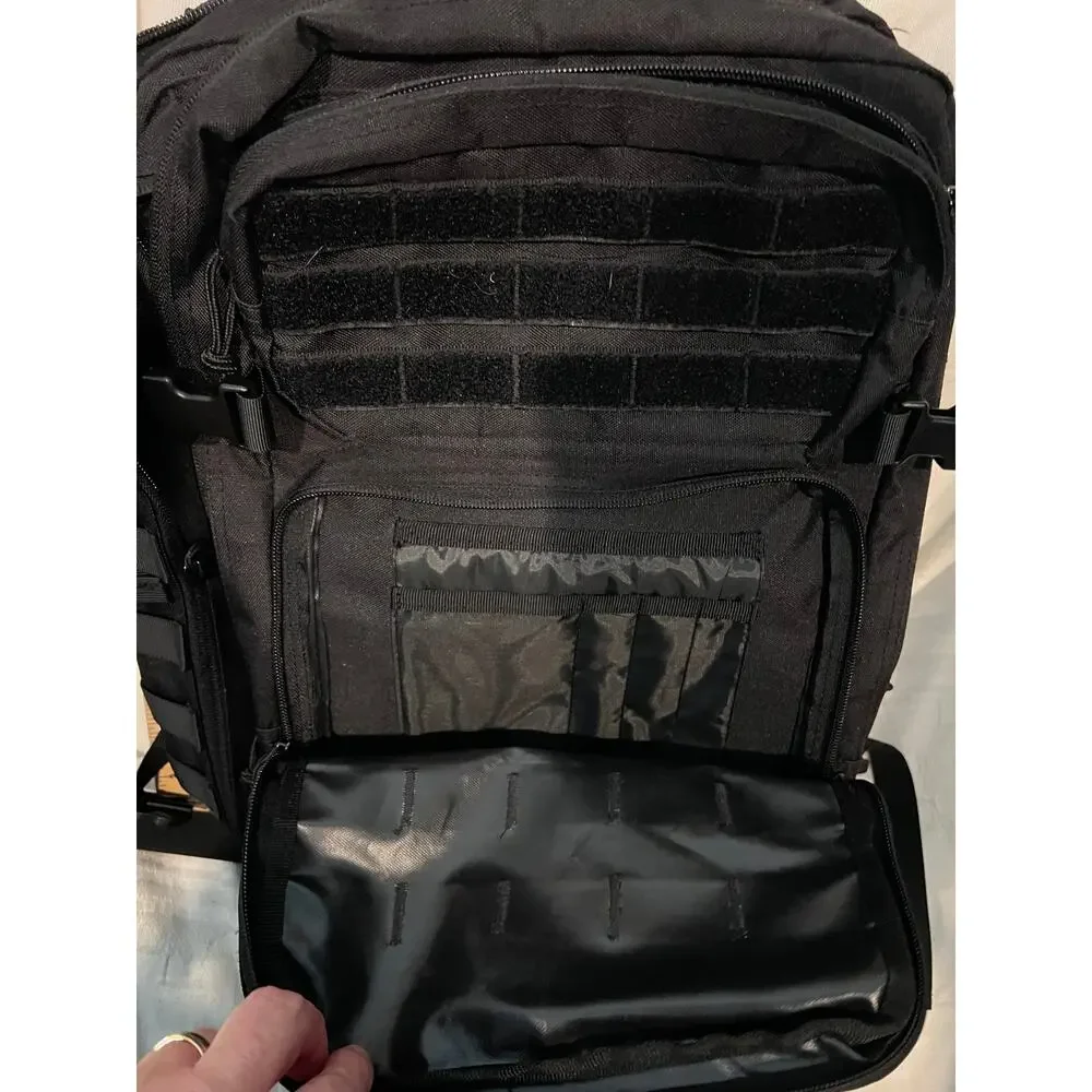 Wotony Tactical Backpack Black 35L