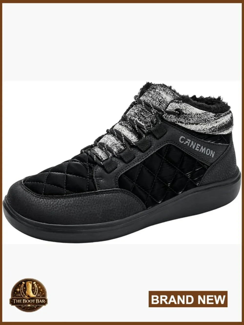 Wide Toe Box Snow Boots - Fur Lined Non Slip Ankle Booties