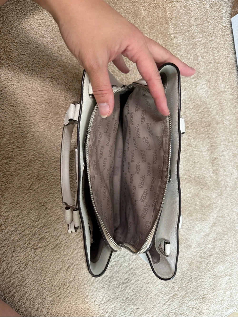 Michael Kors structured saffiano