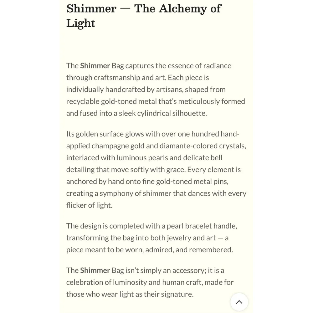 Ramla shimmer gold