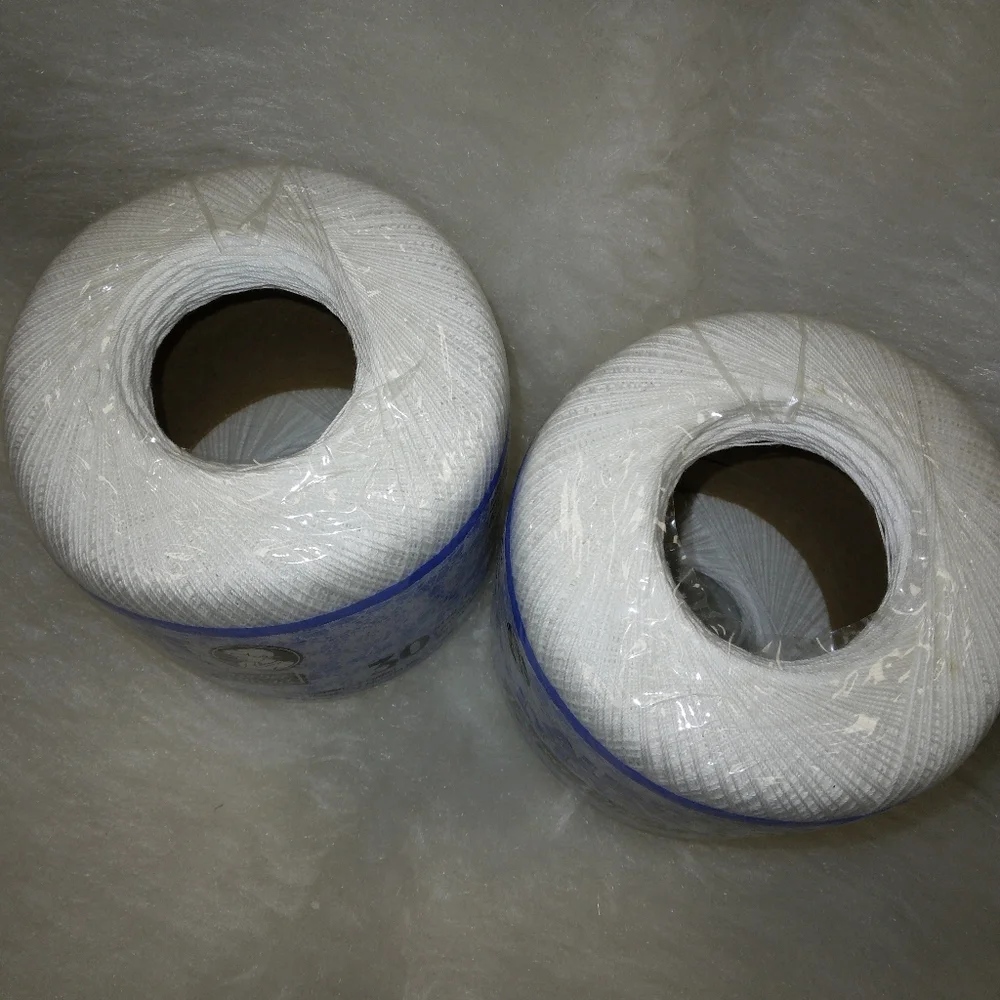 YARN Aunt Lydia's Extra Fine Crochet thread, size 30, 2 balls