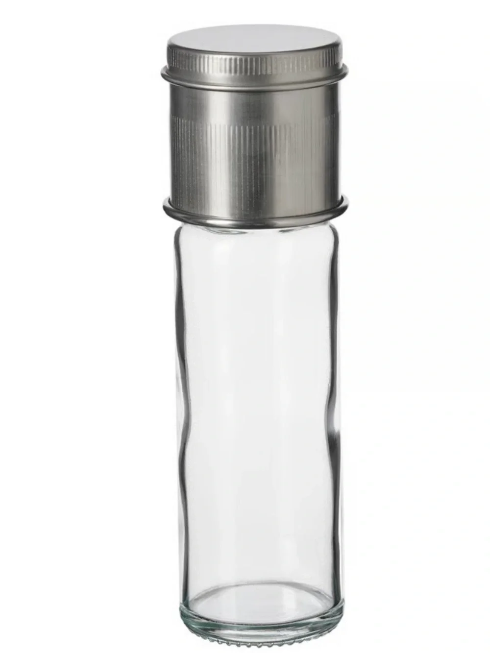 IKEA CITRONHAJ Spice mill, clear glass/stainless steel, 6 