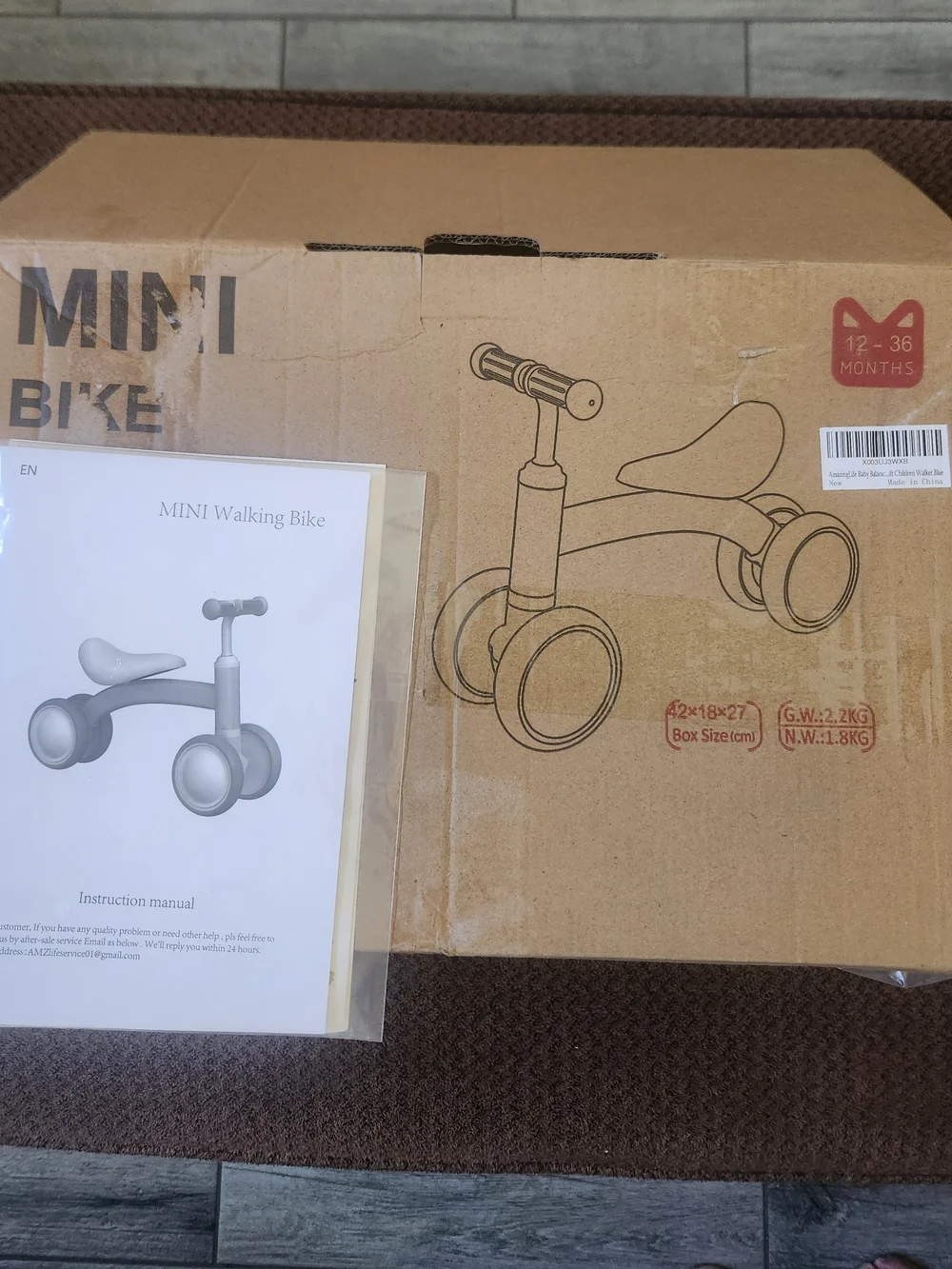 Amazing Life Baby Balance Bike