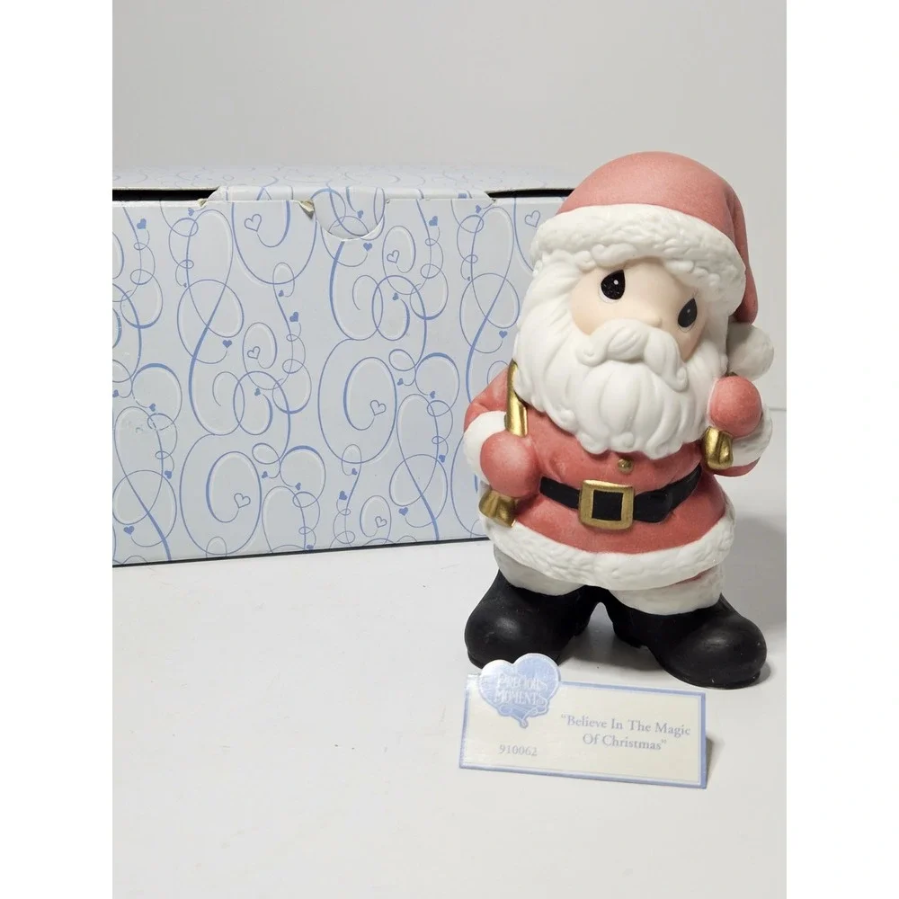 Precious Moments 2008 Santa Figurine Believe In The Magic Of Christmas 910062