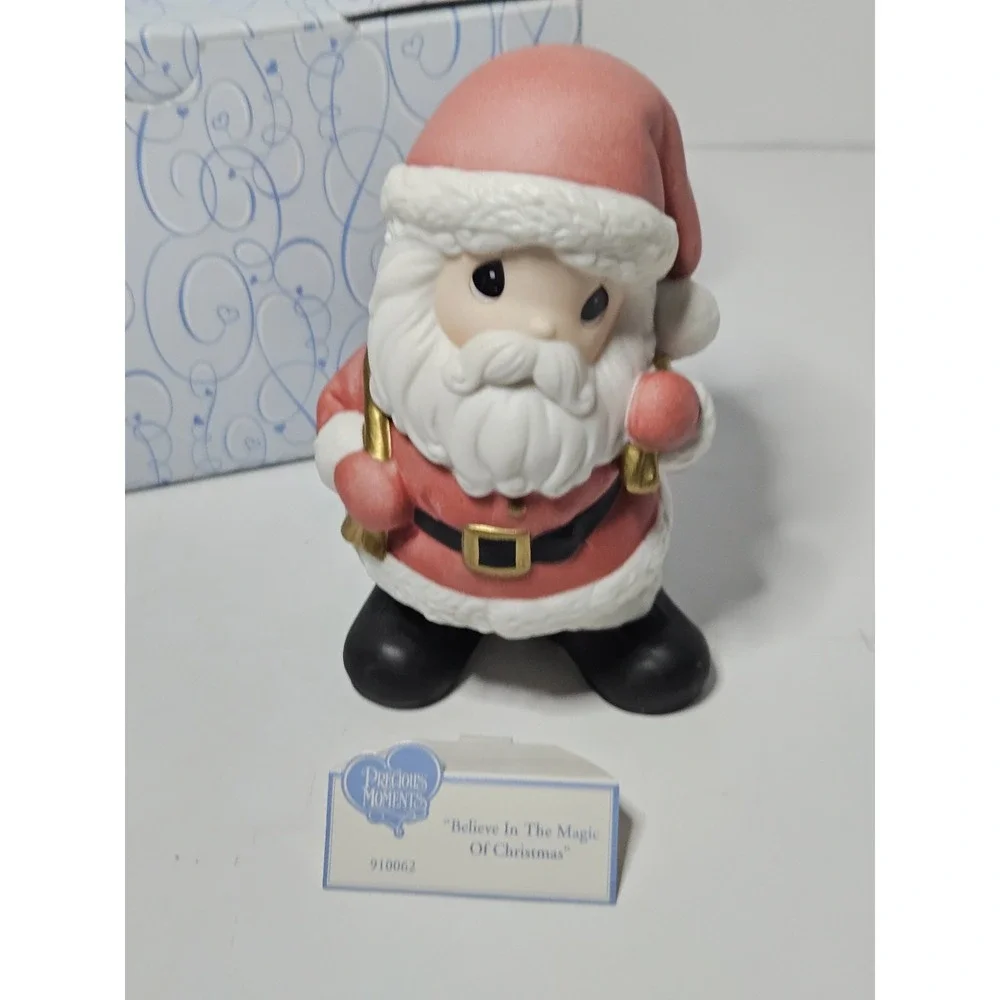 Precious Moments 2008 Santa Figurine Believe In The Magic Of Christmas 910062