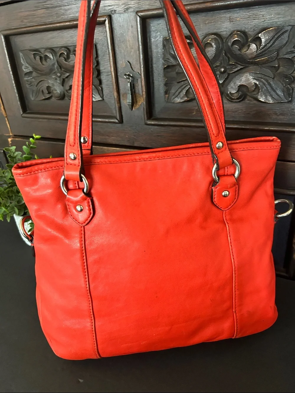Coach shoulder tote