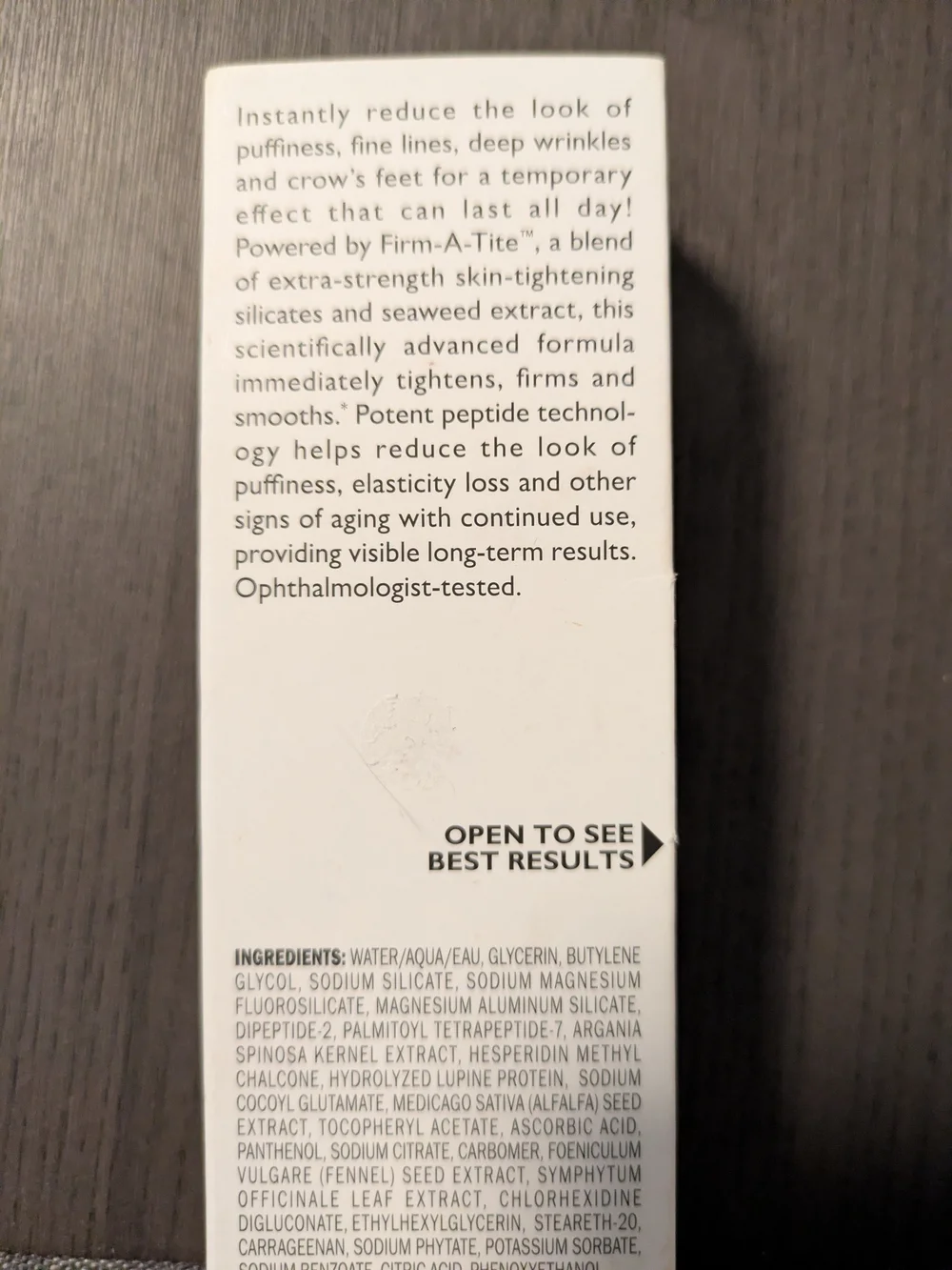 Peter Thomas Roth temporary eye