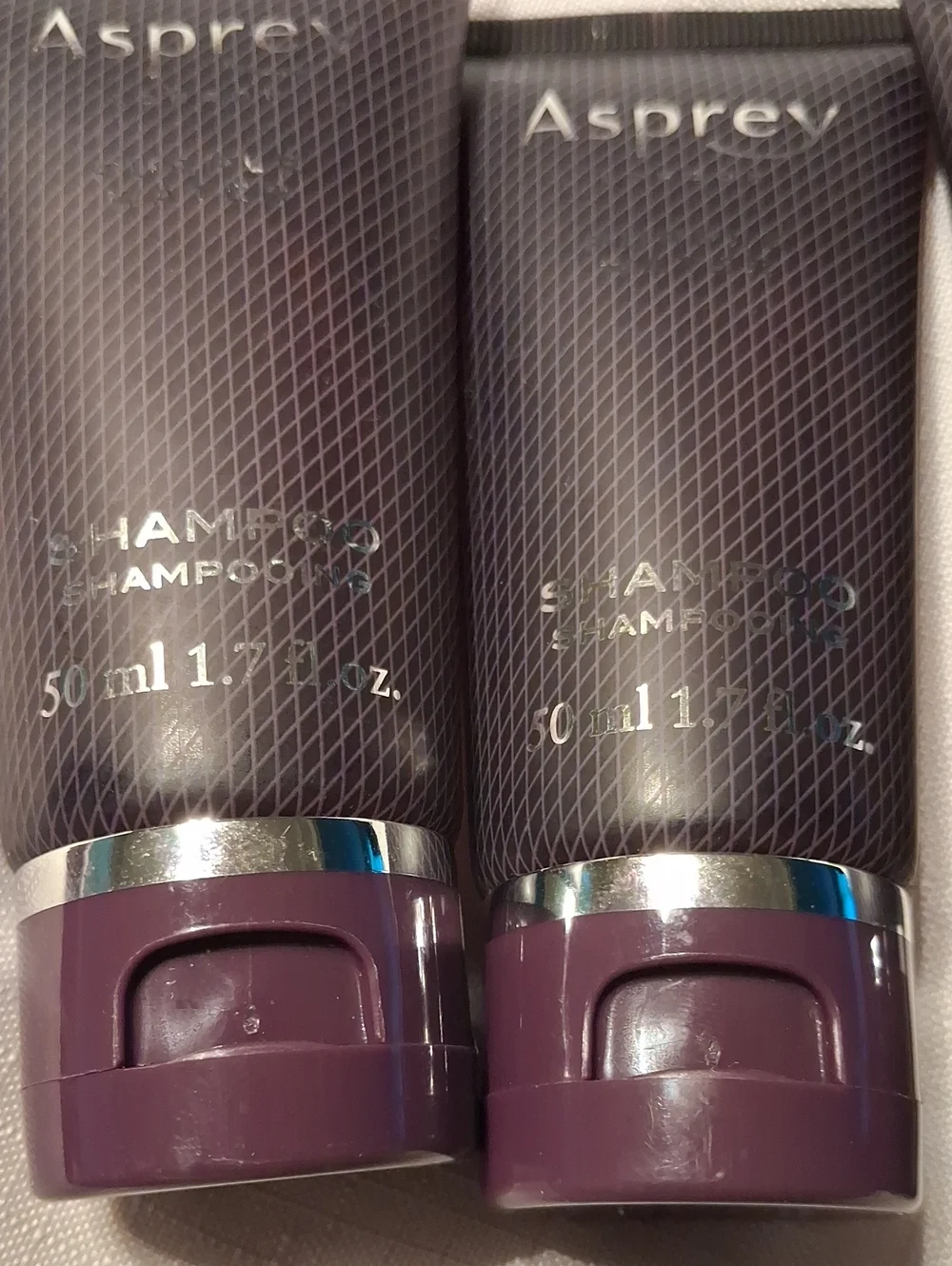 Asprey shampoo shown