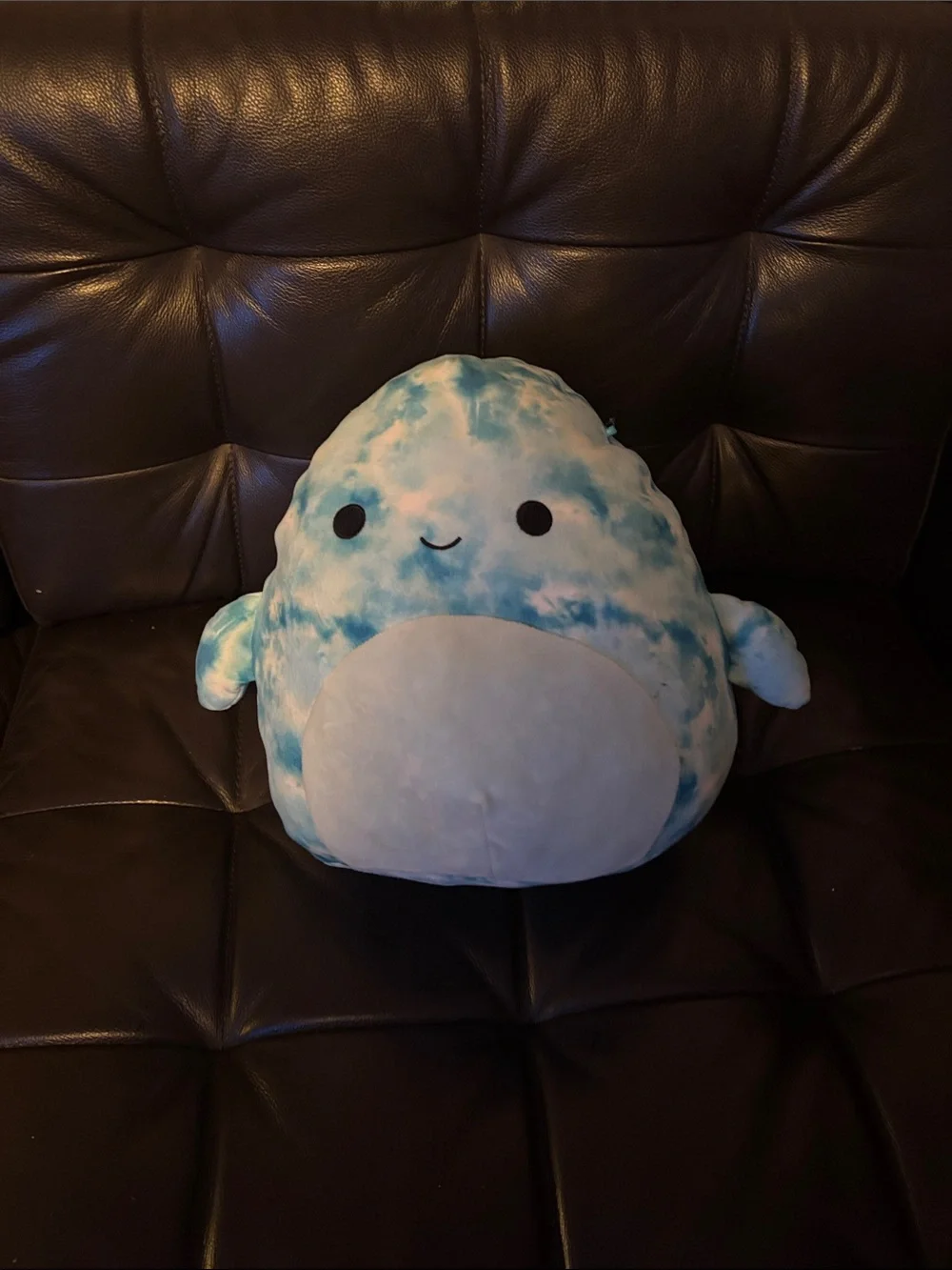 Squishmallows Blue Tie-Dye Plush Pillow Buddy