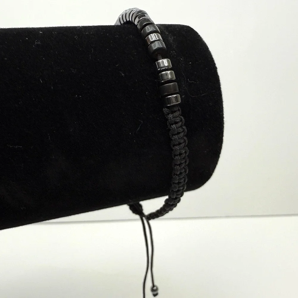 Bracelets hematite disc