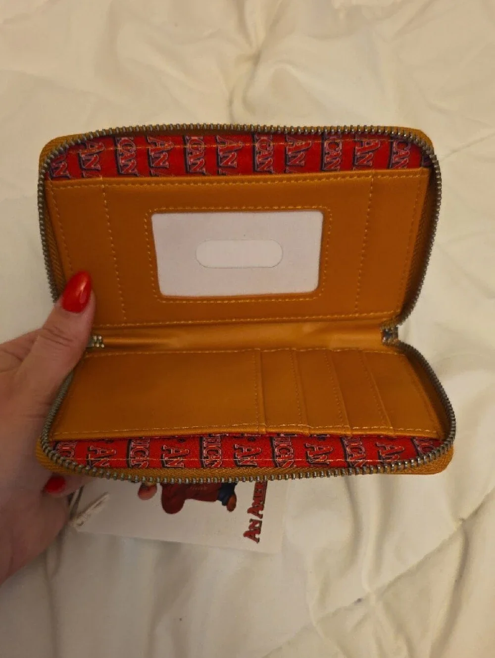 Loungefly zip wallet