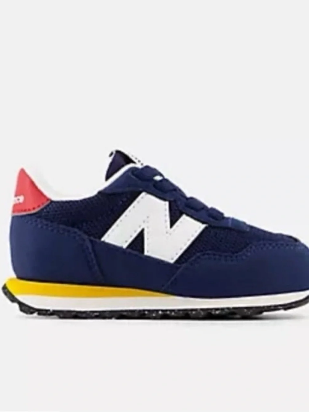 NEW BALANCE TODDLER 237 NAVY BUNGEE SNEAKERS size 5