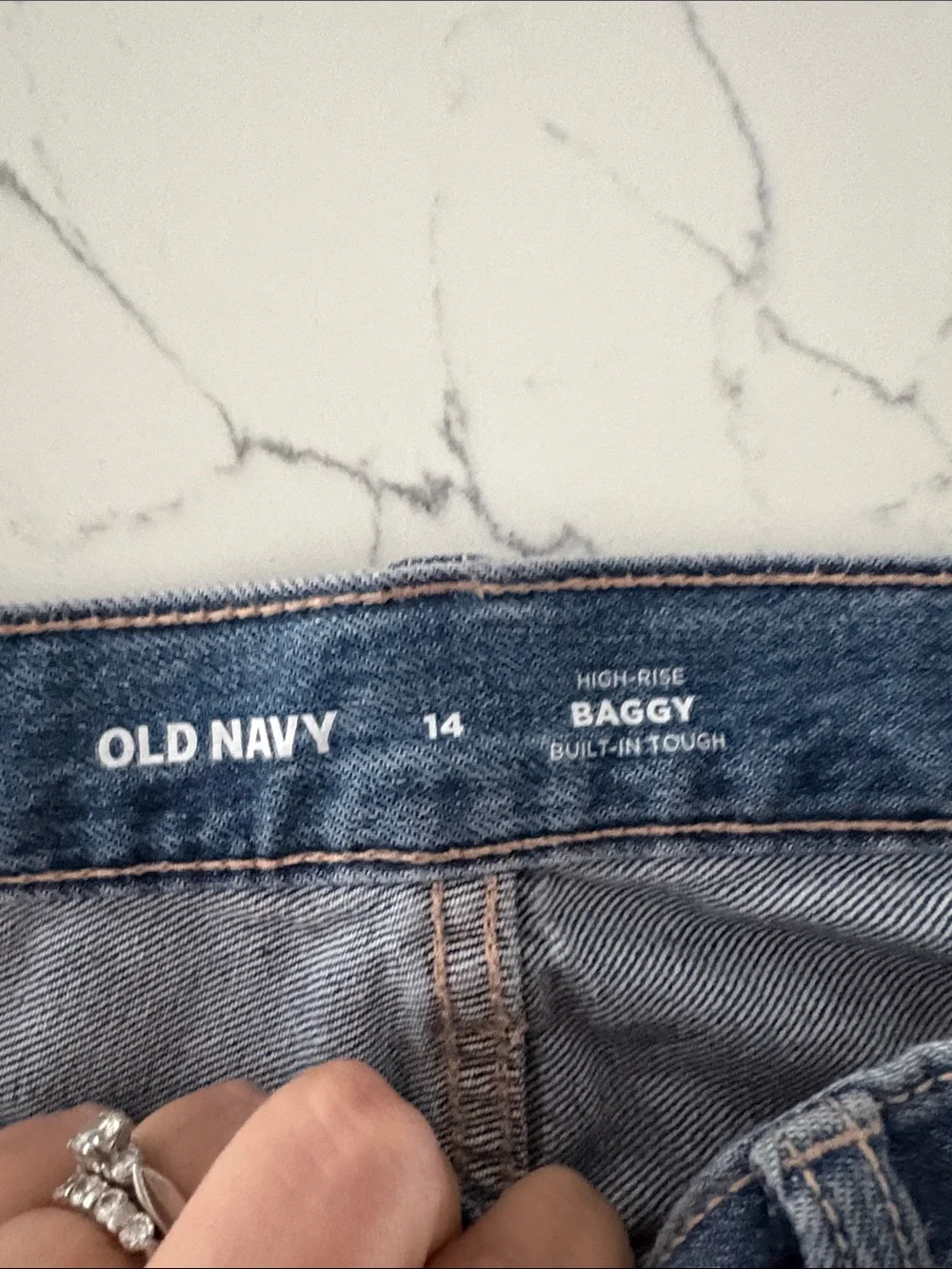 Old Navy blue denim