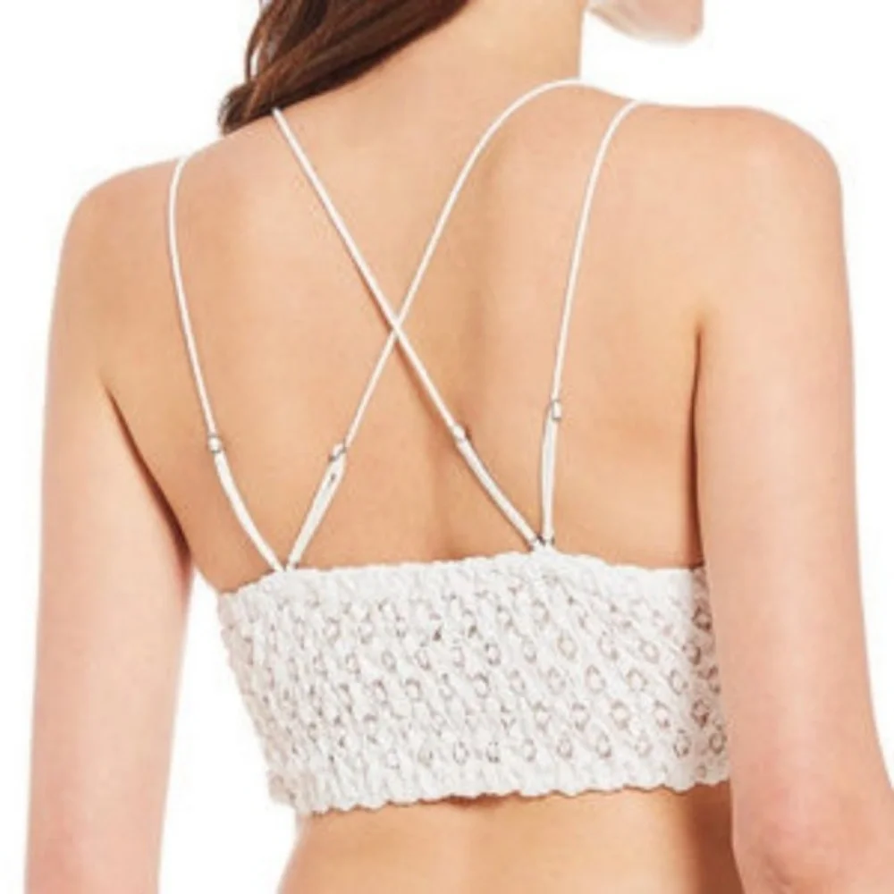 Free People airy crochet