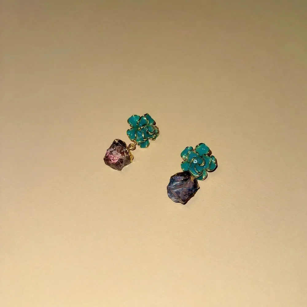 Anthropologie purple crystal
