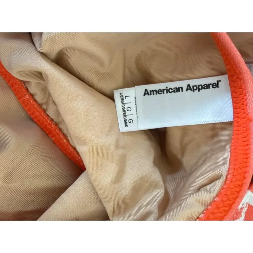 American Apparel Tropical Palm Tree One Piece Swim Suit
