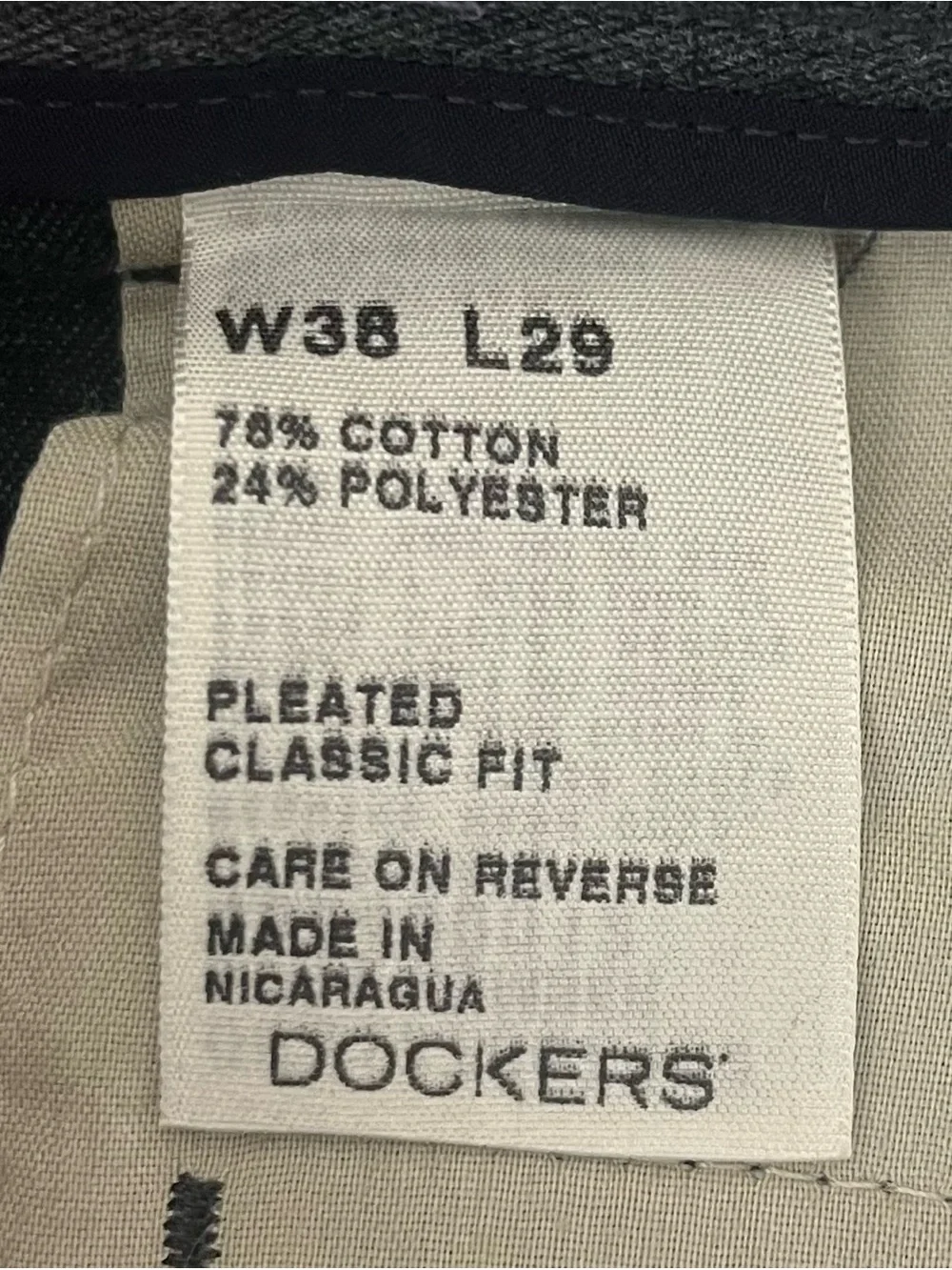 Dockers mens pleated