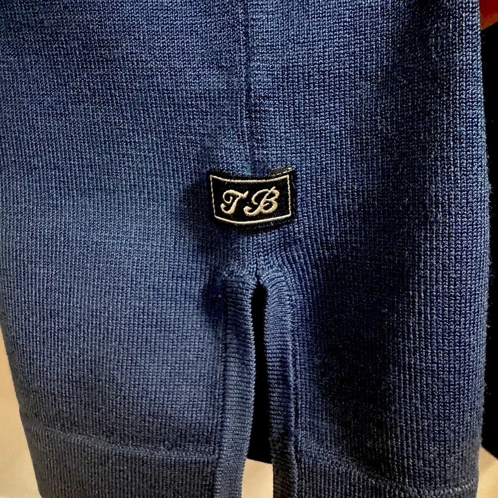 Tommy‎ Bahama Men's XL Blue Pullover V Neck Sweater Silk Blend