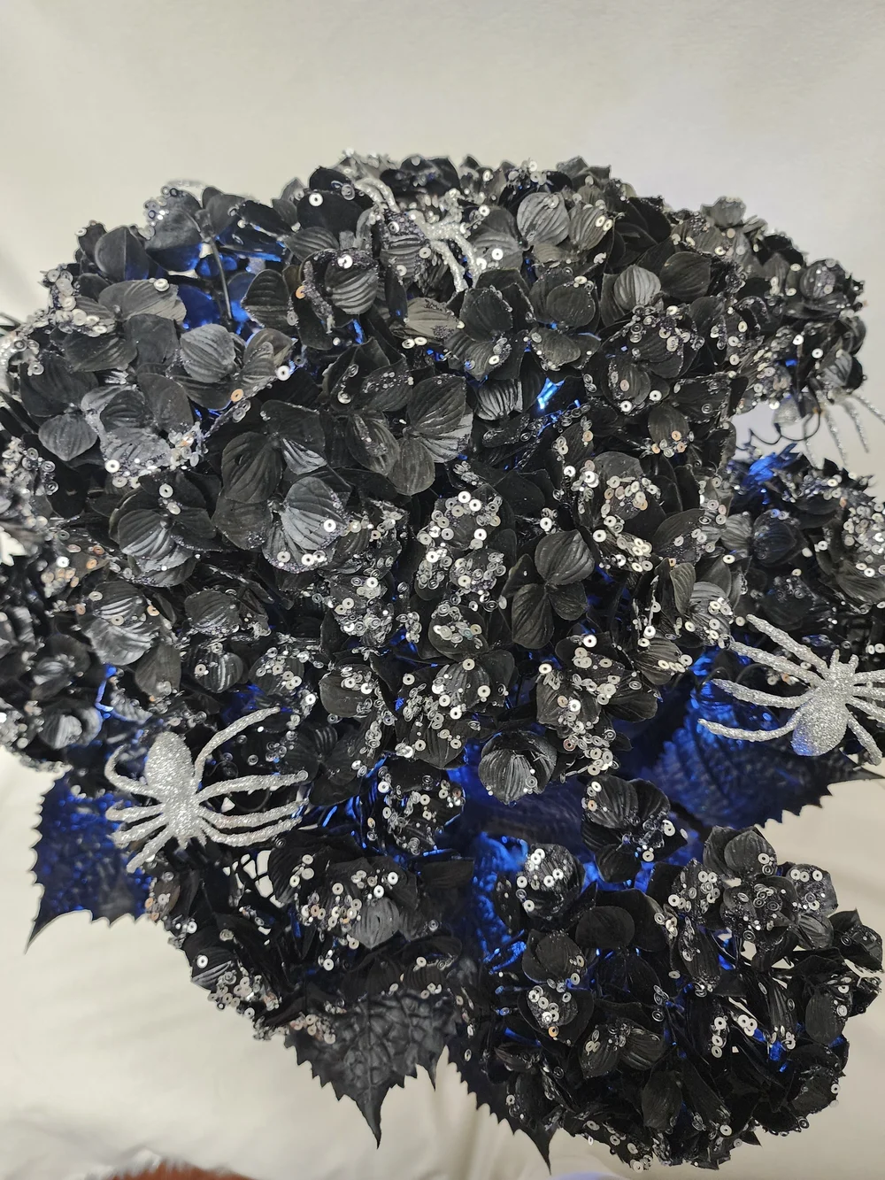 N/A black sequined
