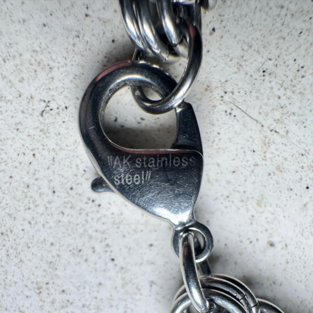 N/A chunky stainless