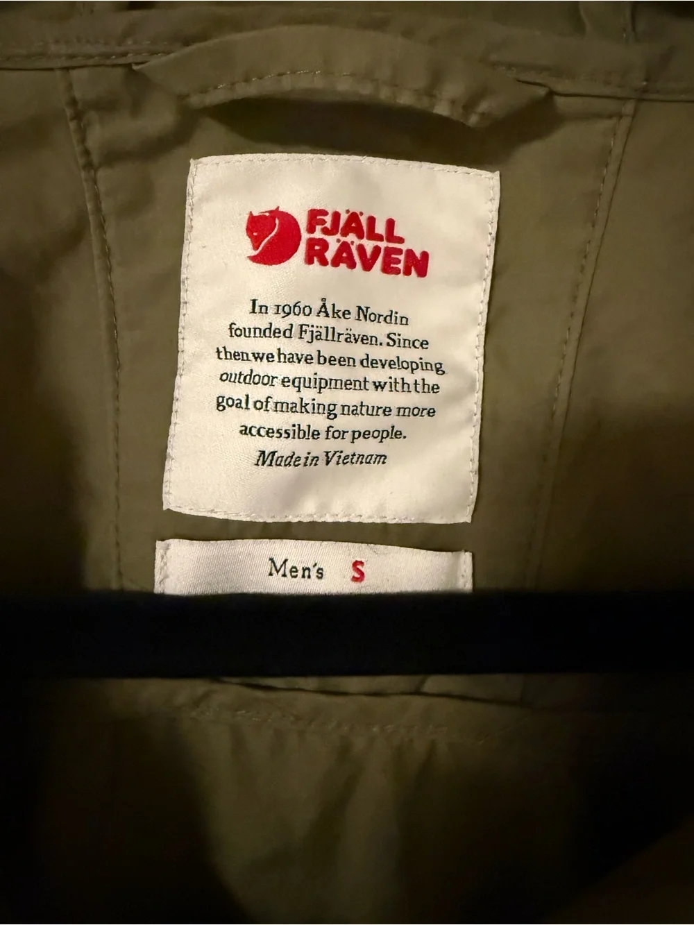 Fjallraven size small