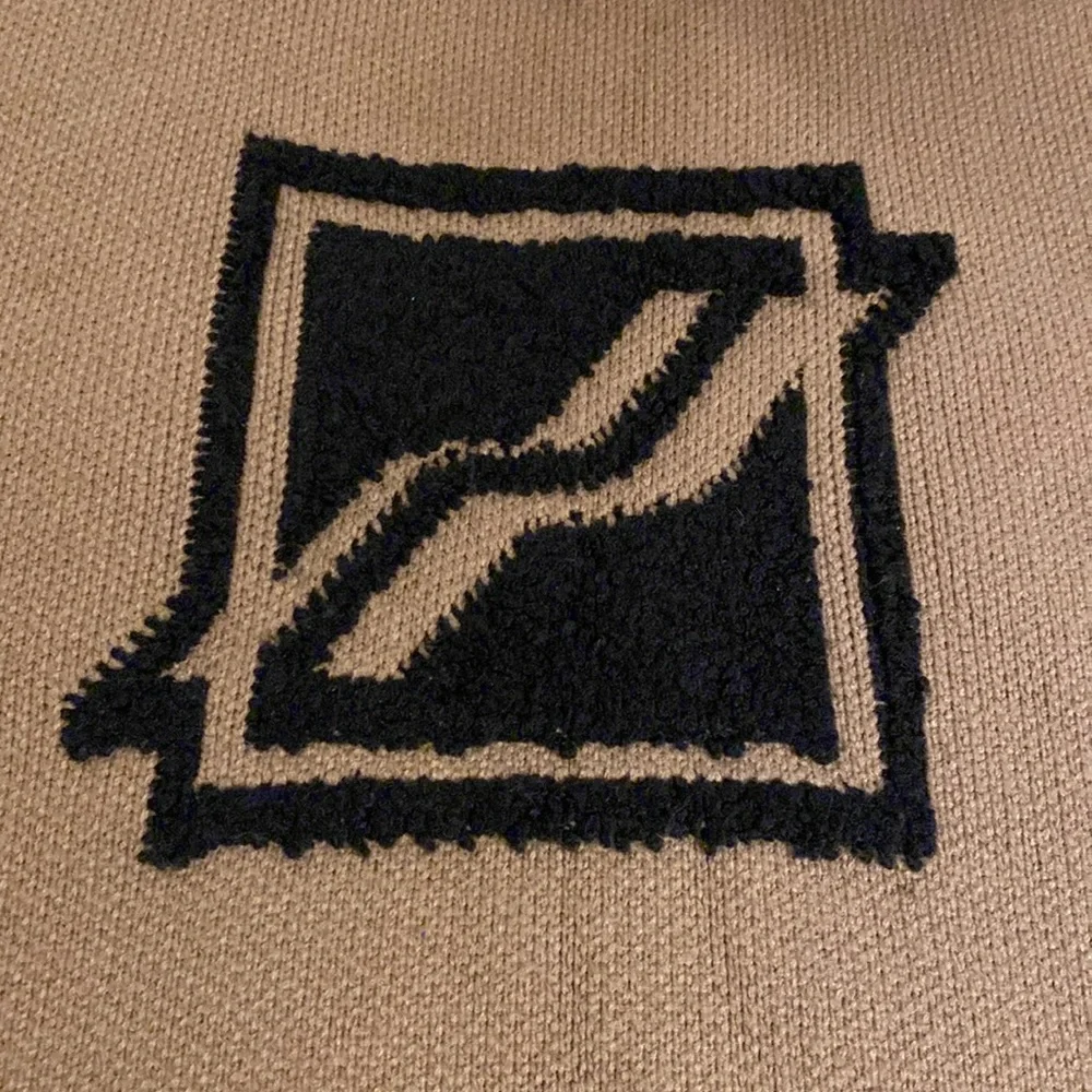 WE11DONE SQUARE LOGO PILE KNIT‎ JUMPER SWEATER