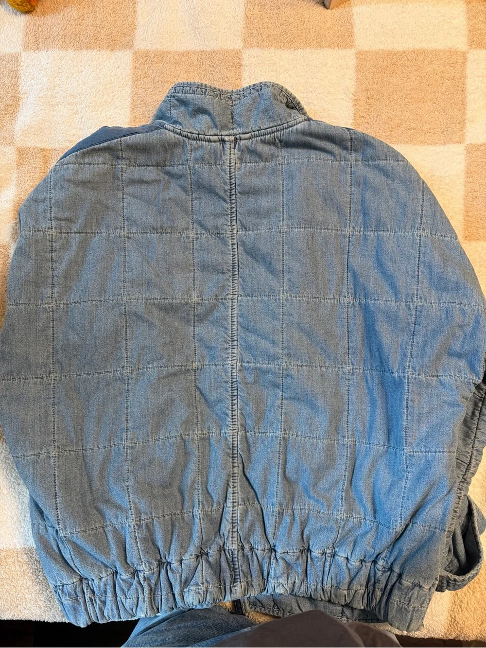 Free People quilted denim