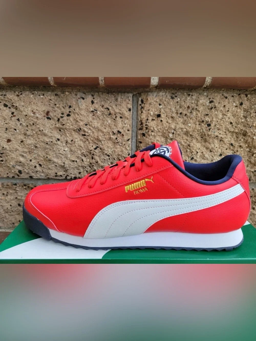 PUMA Roma Country Pack Shoes Men's Red Sneakers 389179 01 New Sz 10.5