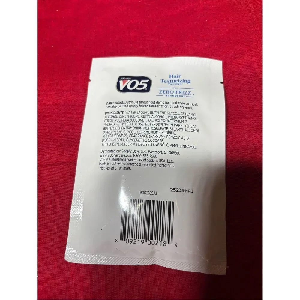 Alberto VO5 single use