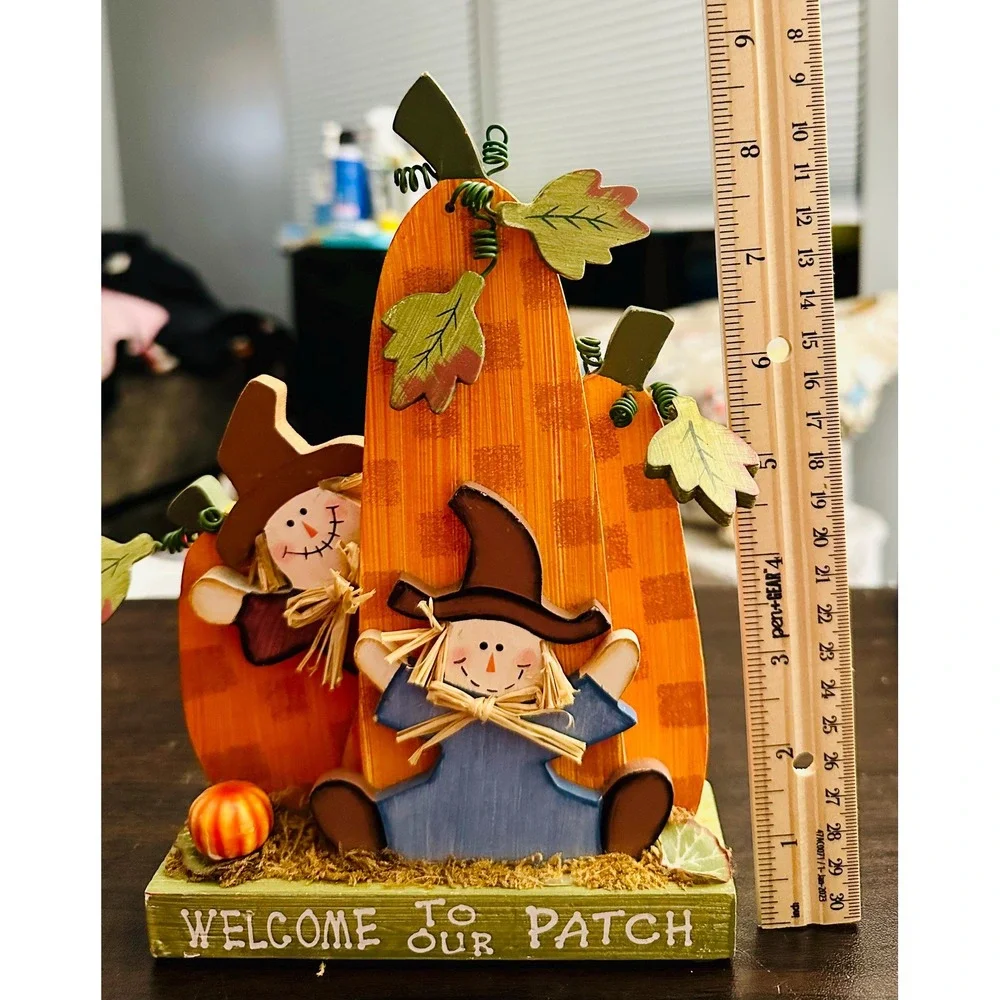 Wooden Welcome To Our Patch Fall Decor