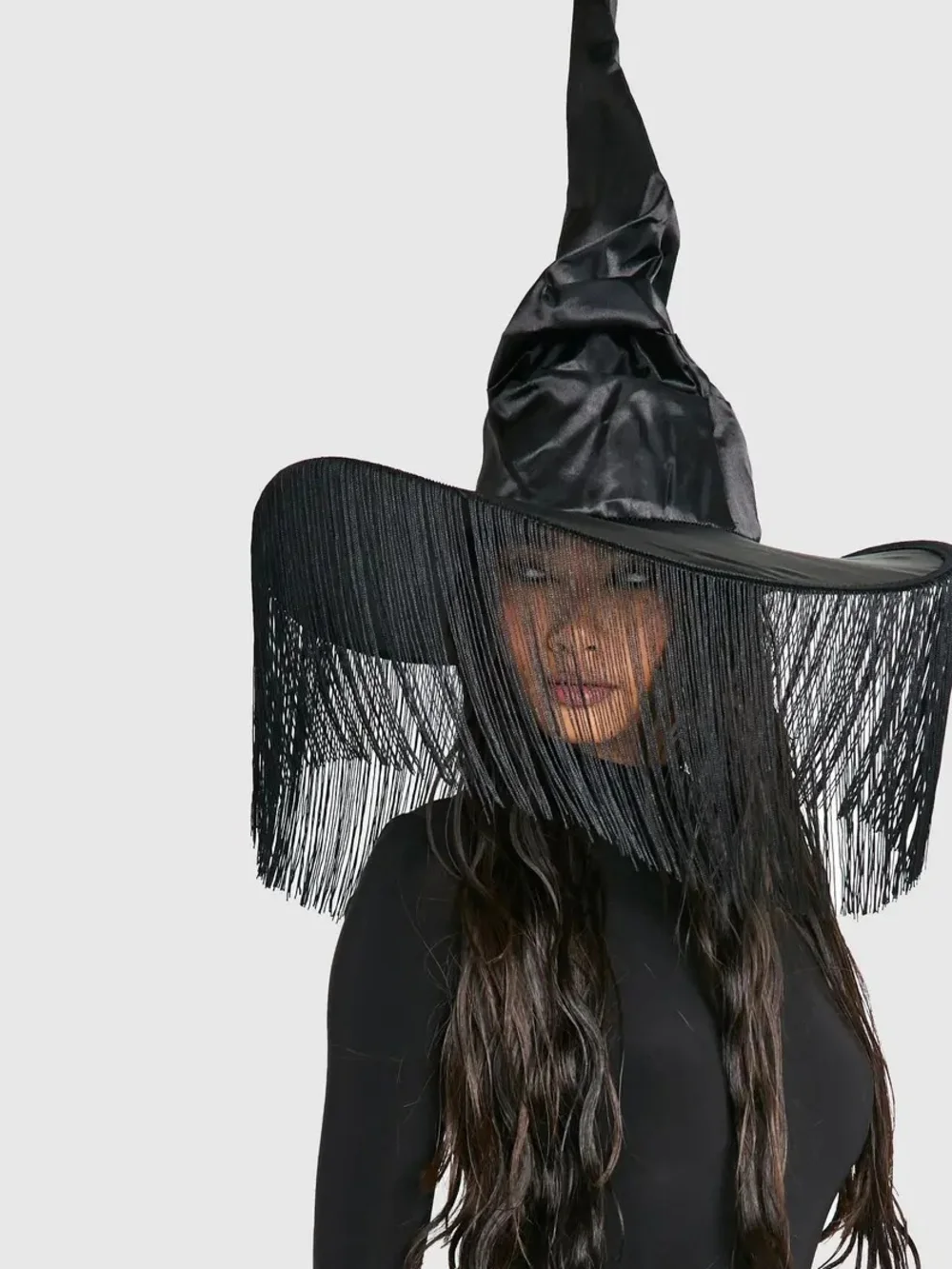 Boohoo dramatic black