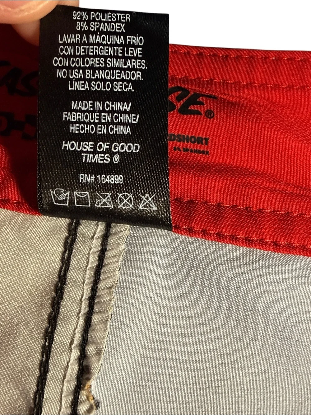 Fasthouse Colorblock After Hours‎ Board Shorts Size 30 18” Swim Beach Checkered