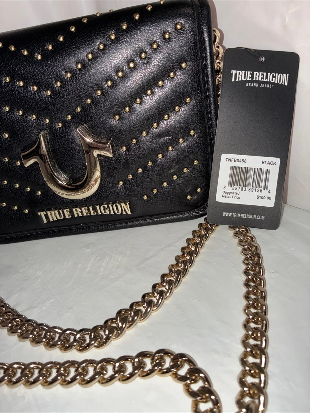 True Religion compact quilted