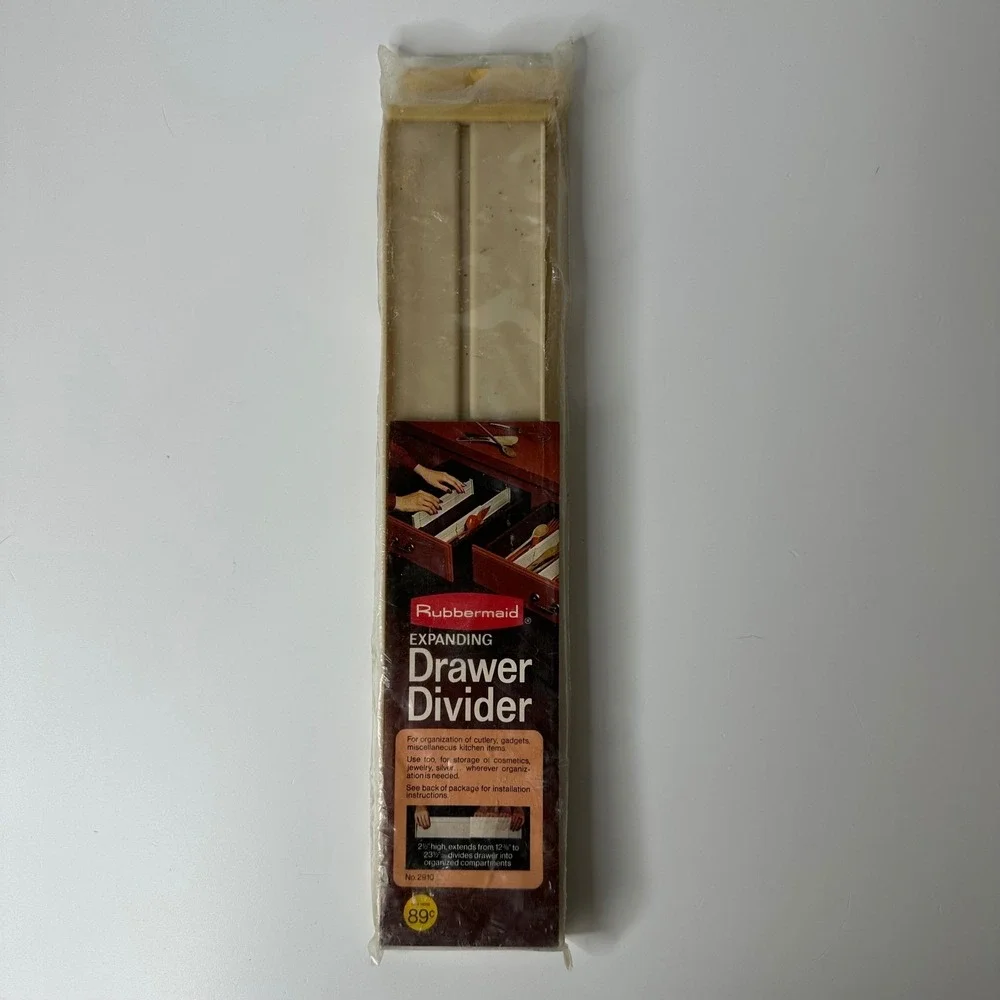 Vintage Rubbermaid Expanding Drawer Divider‎ No 2910 NOS 12-23 Inch 1974