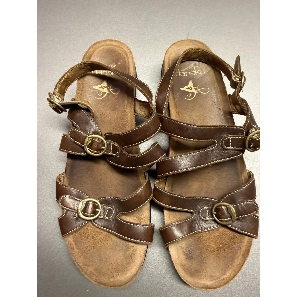 Dansko leather strappy