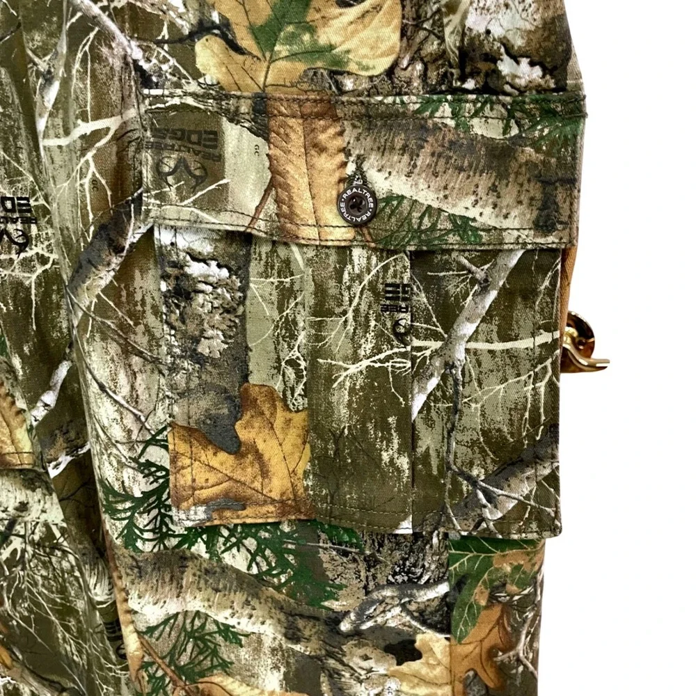 Realtree Edge Camo Cargo Pants Mens Small 28-30 Hunting 6 Pockets Tactical Pants
