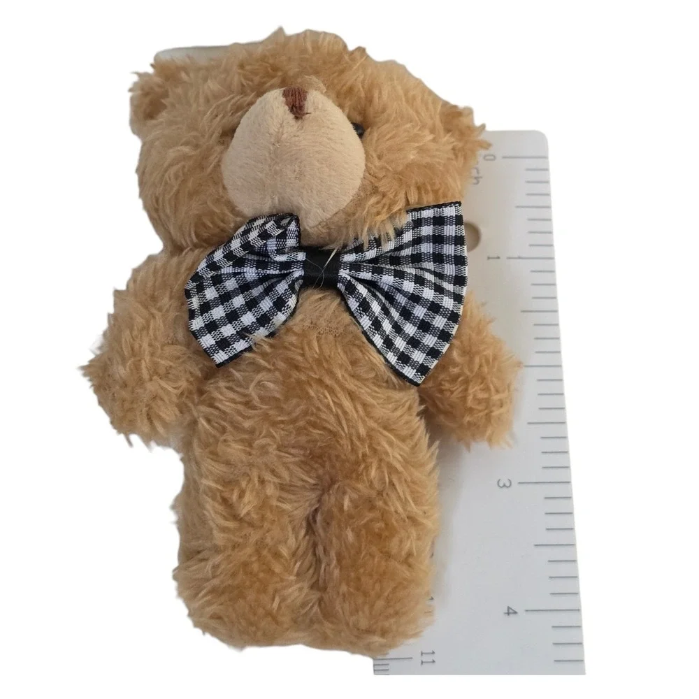 Bag Charm brown plush