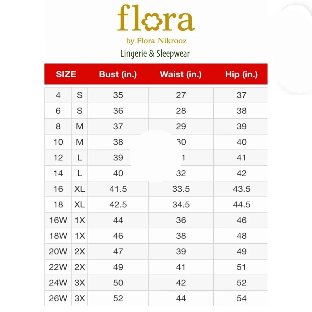 Flora Nikrooz two pack